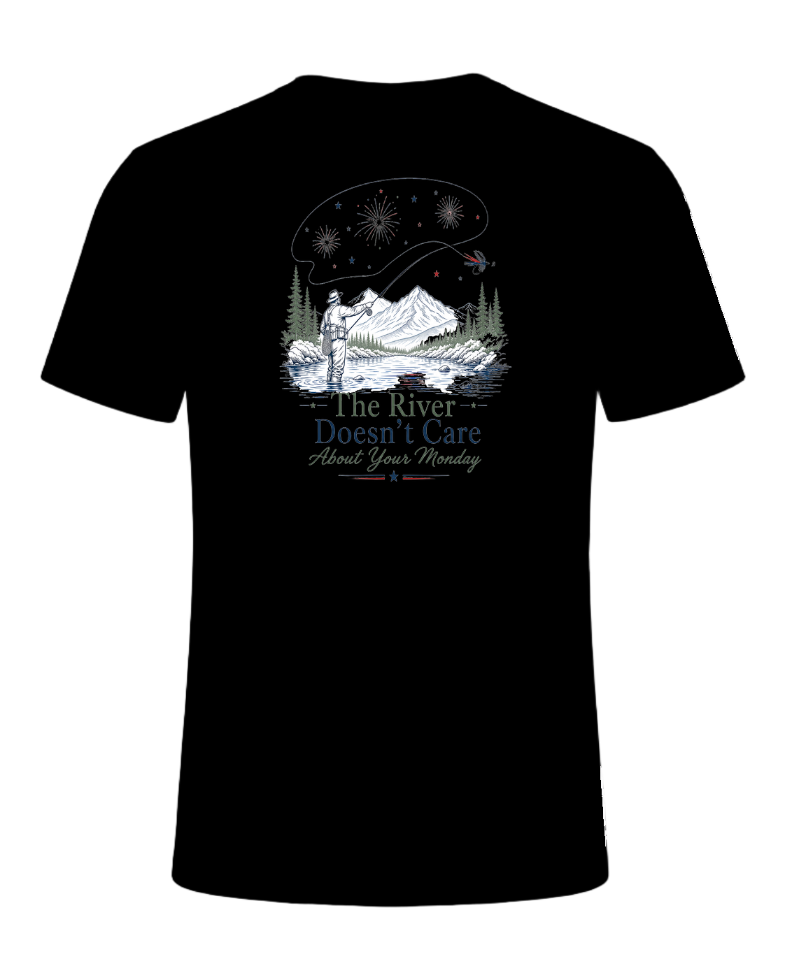 Fly Fishing — Black
