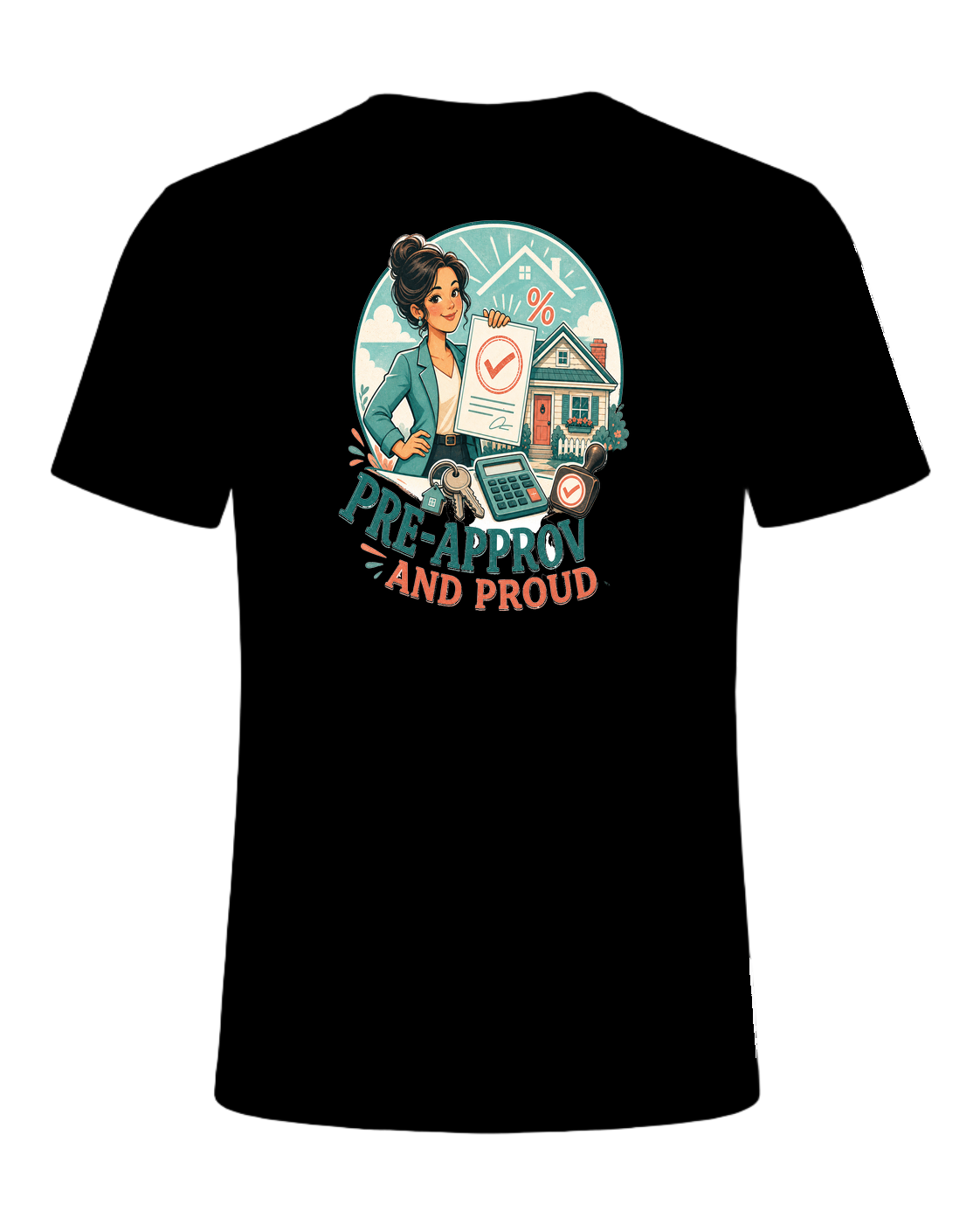 PRE-APPROVED AND PROUD — Black