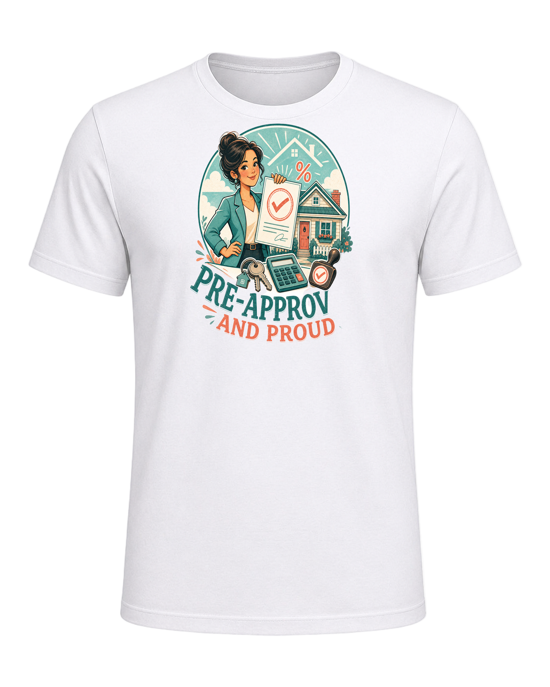 PRE-APPROVED AND PROUD — White