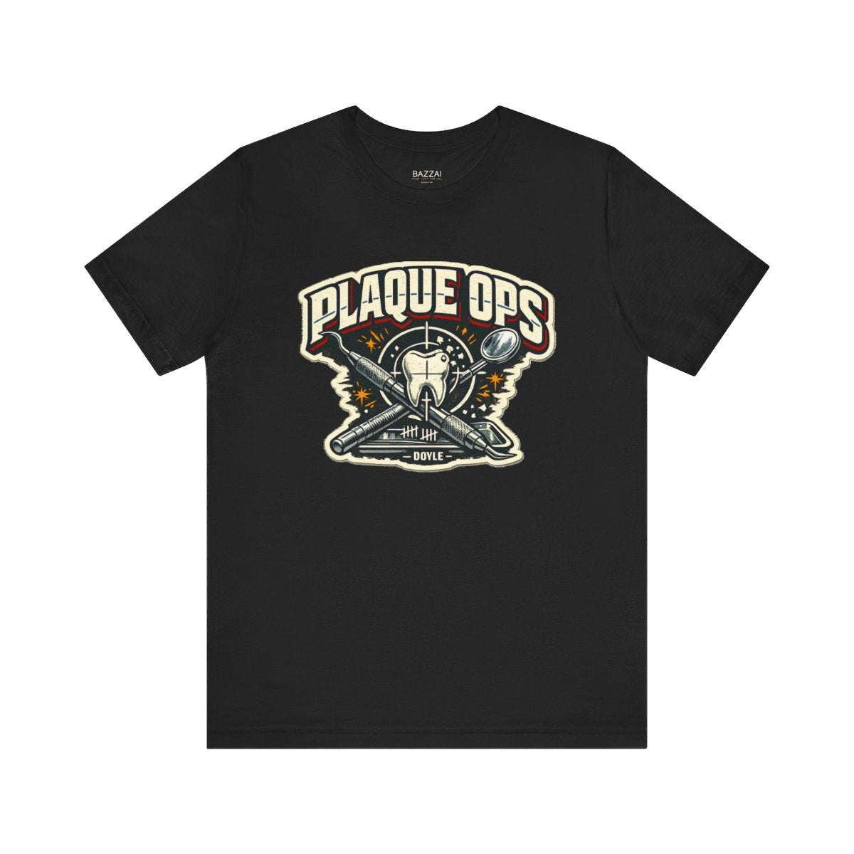Dental Hygiene Gift T-Shirt — Plaque Ops — t-shirt design by Hank