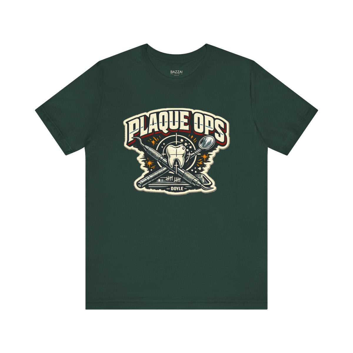 Dental Hygiene Gift T-Shirt — Plaque Ops — t-shirt design by Hank