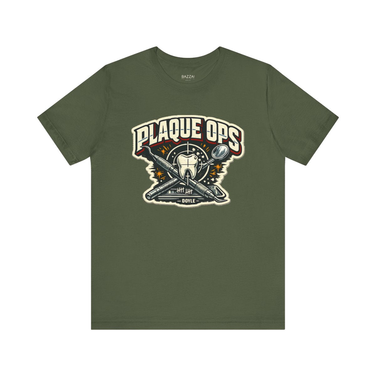 Dental Hygiene Gift T-Shirt — Plaque Ops — t-shirt design by Hank