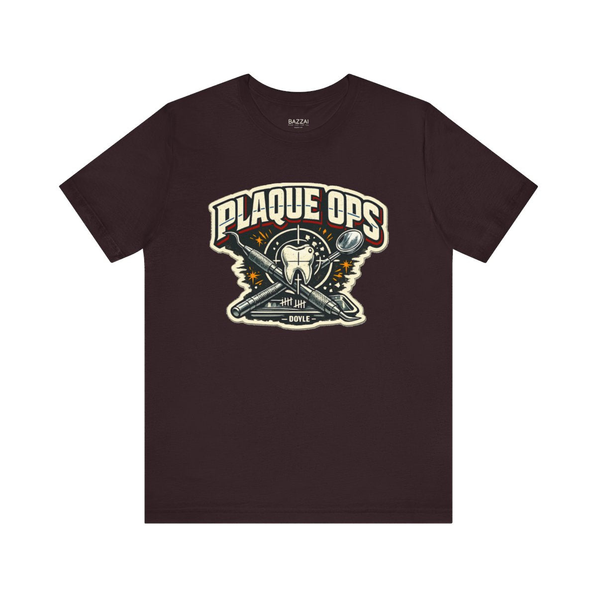 Dental Hygiene Gift T-Shirt — Plaque Ops — t-shirt design by Hank