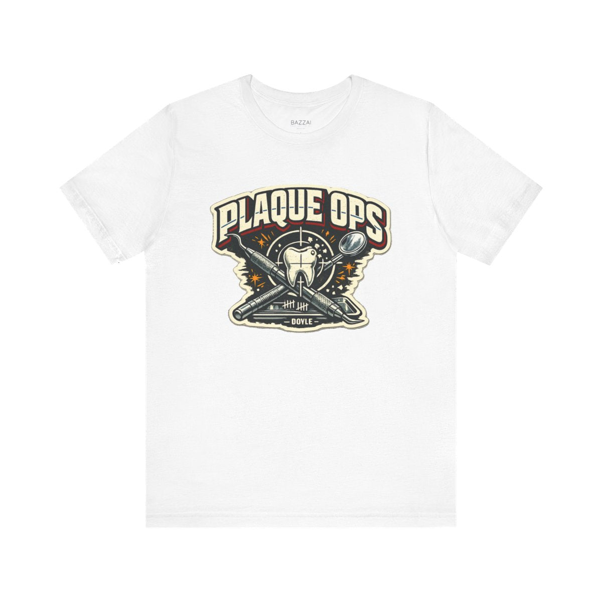 Dental Hygiene Gift T-Shirt — Plaque Ops — t-shirt design by Hank