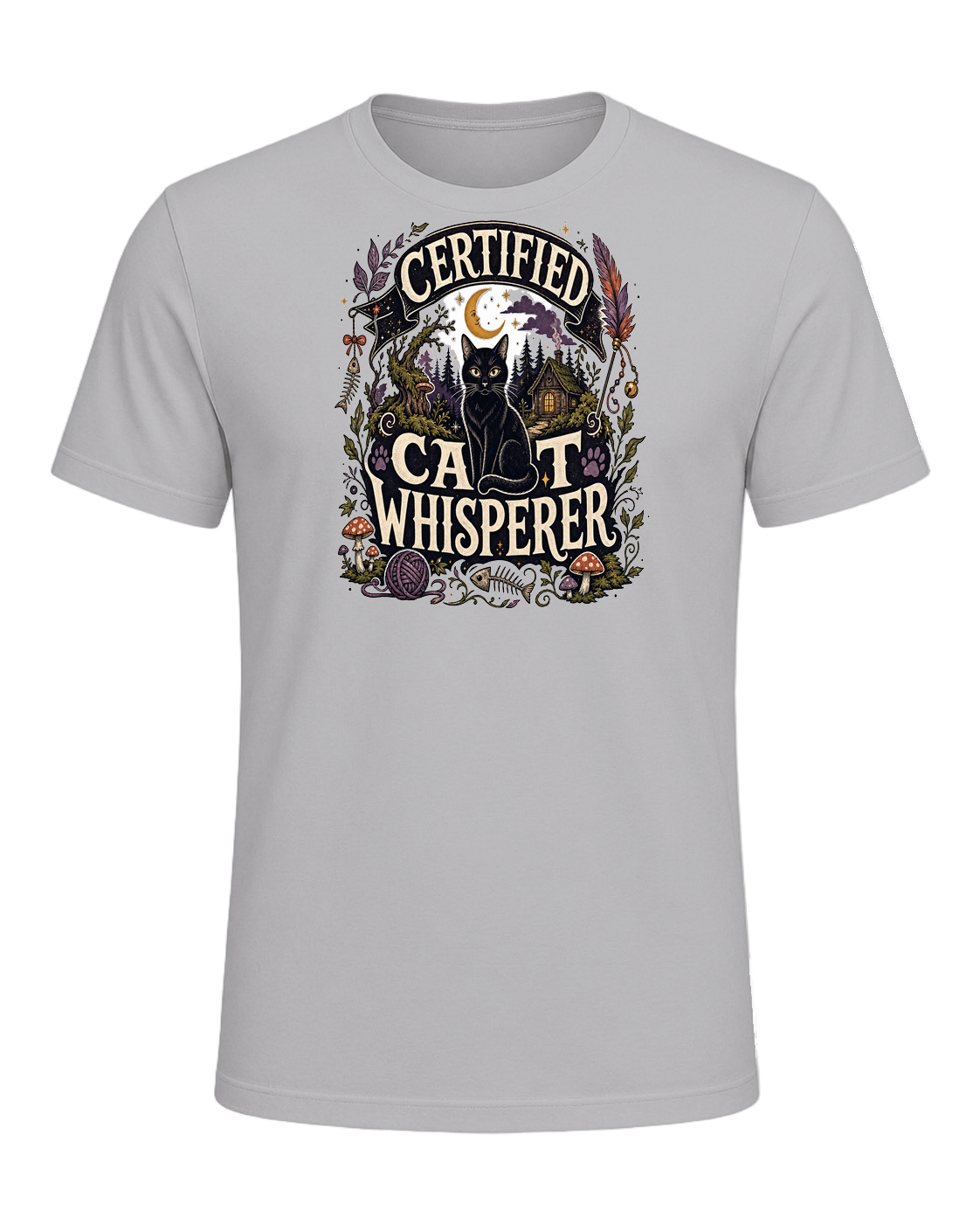 CERTIFIED CAT WHISPERER — Athletic Heather