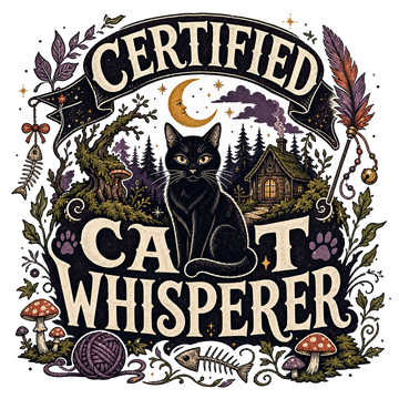 Cat Lover Gift T-Shirt — Certified Cat Whisperer