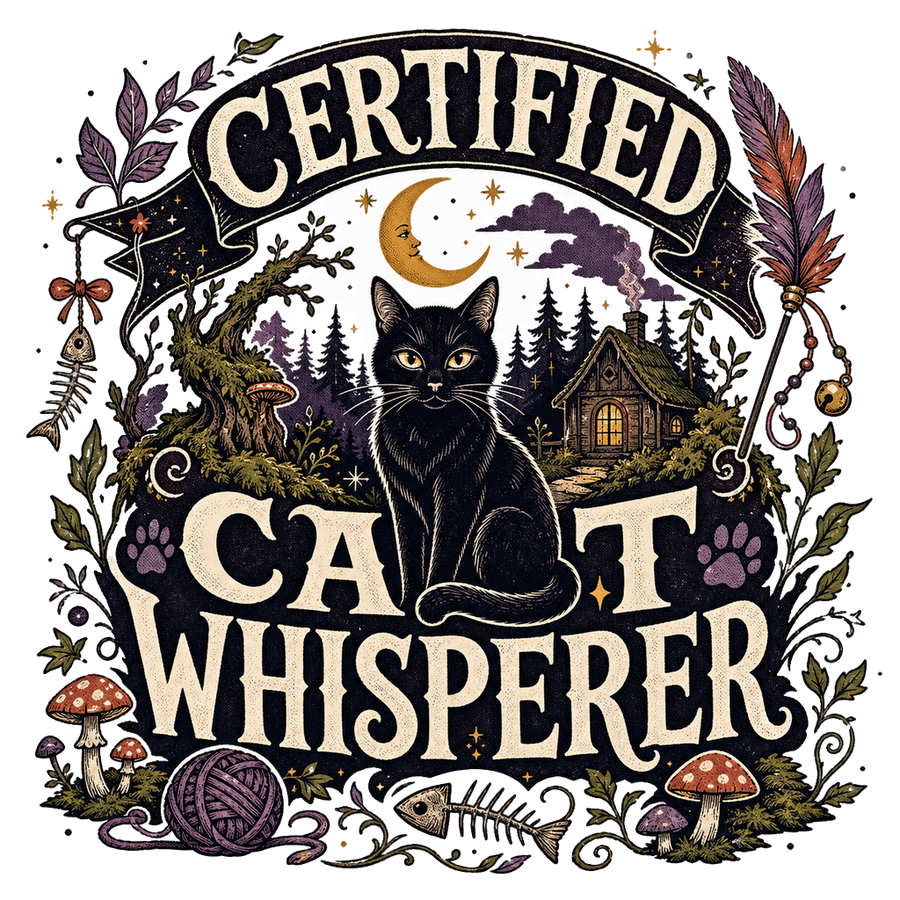Cat Lover Gift T-Shirt — Certified Cat Whisperer