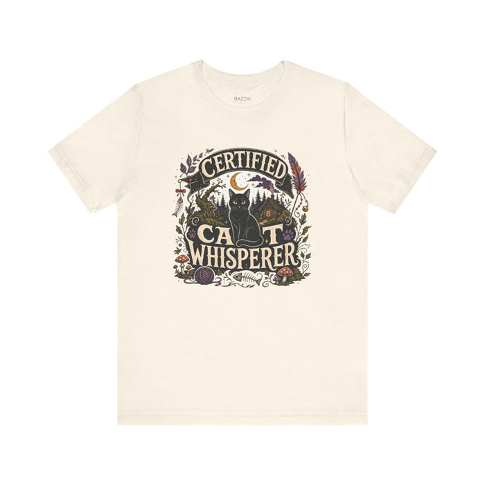 Cat Lover Gift T-Shirt — Certified Cat Whisperer