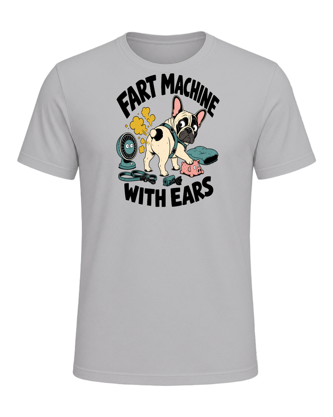 FART MACHINE WITH EARS — Athletic Heather