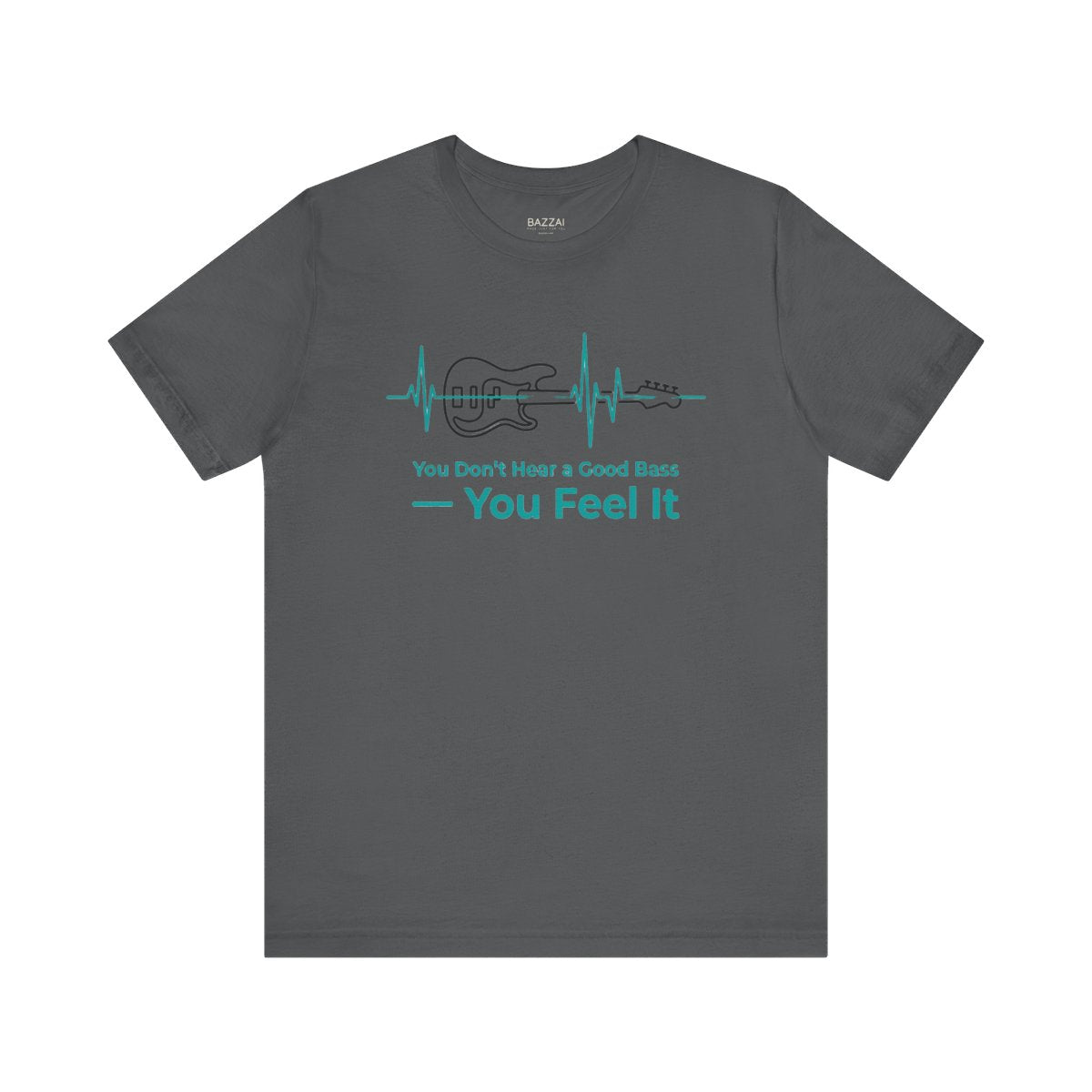 Bass Player T-Shirt — Nobody Notices Until You Stop — running t-shirt design