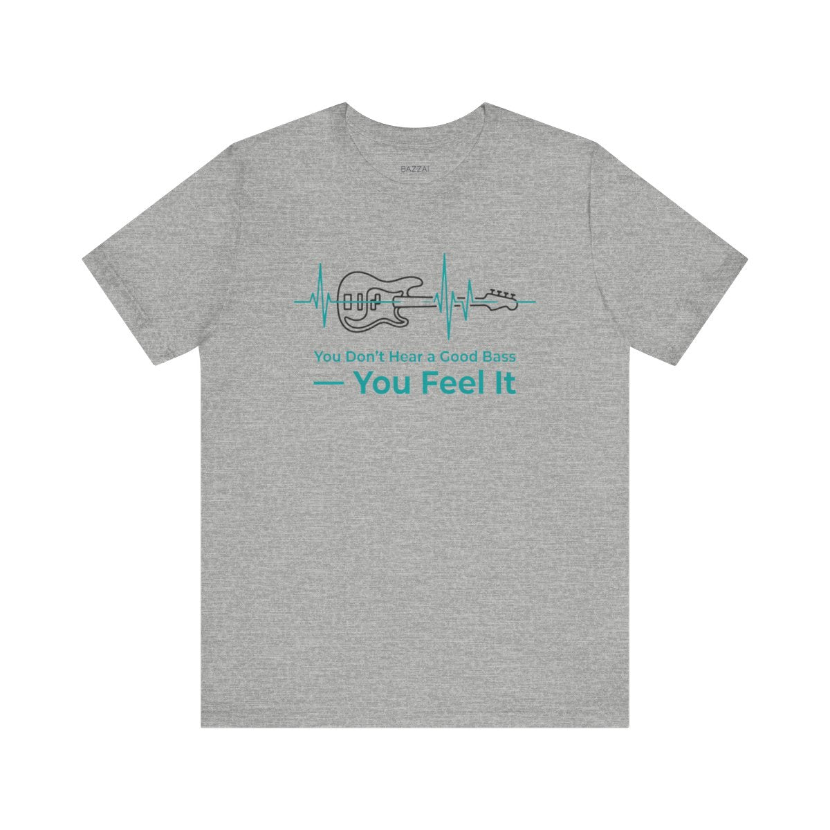 Bass Player T-Shirt — Nobody Notices Until You Stop — running t-shirt design