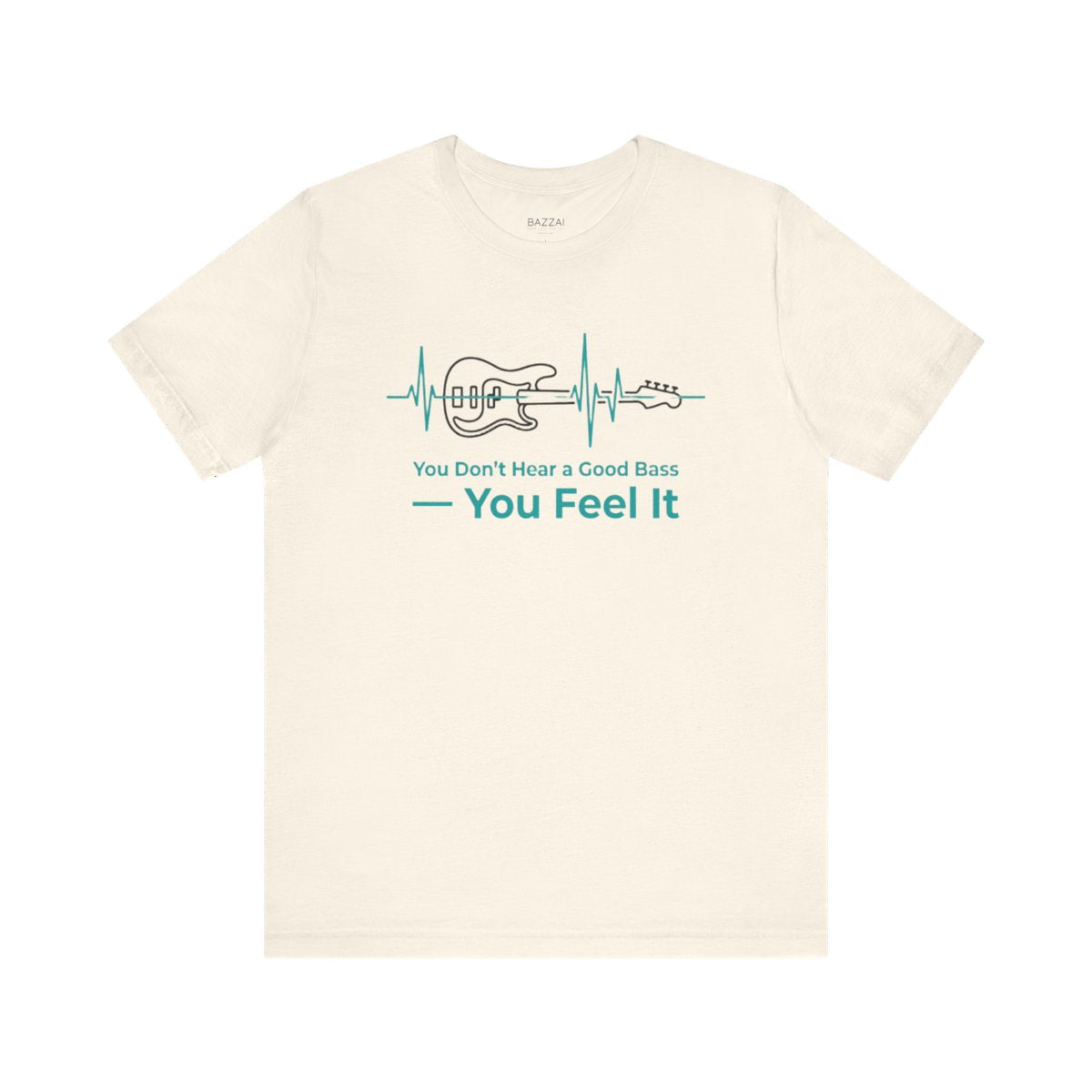Bass Player T-Shirt — Nobody Notices Until You Stop — running t-shirt design