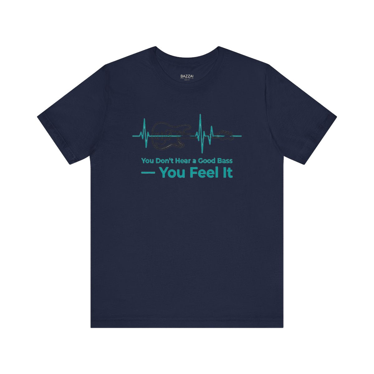 Bass Player T-Shirt — Nobody Notices Until You Stop — running t-shirt design