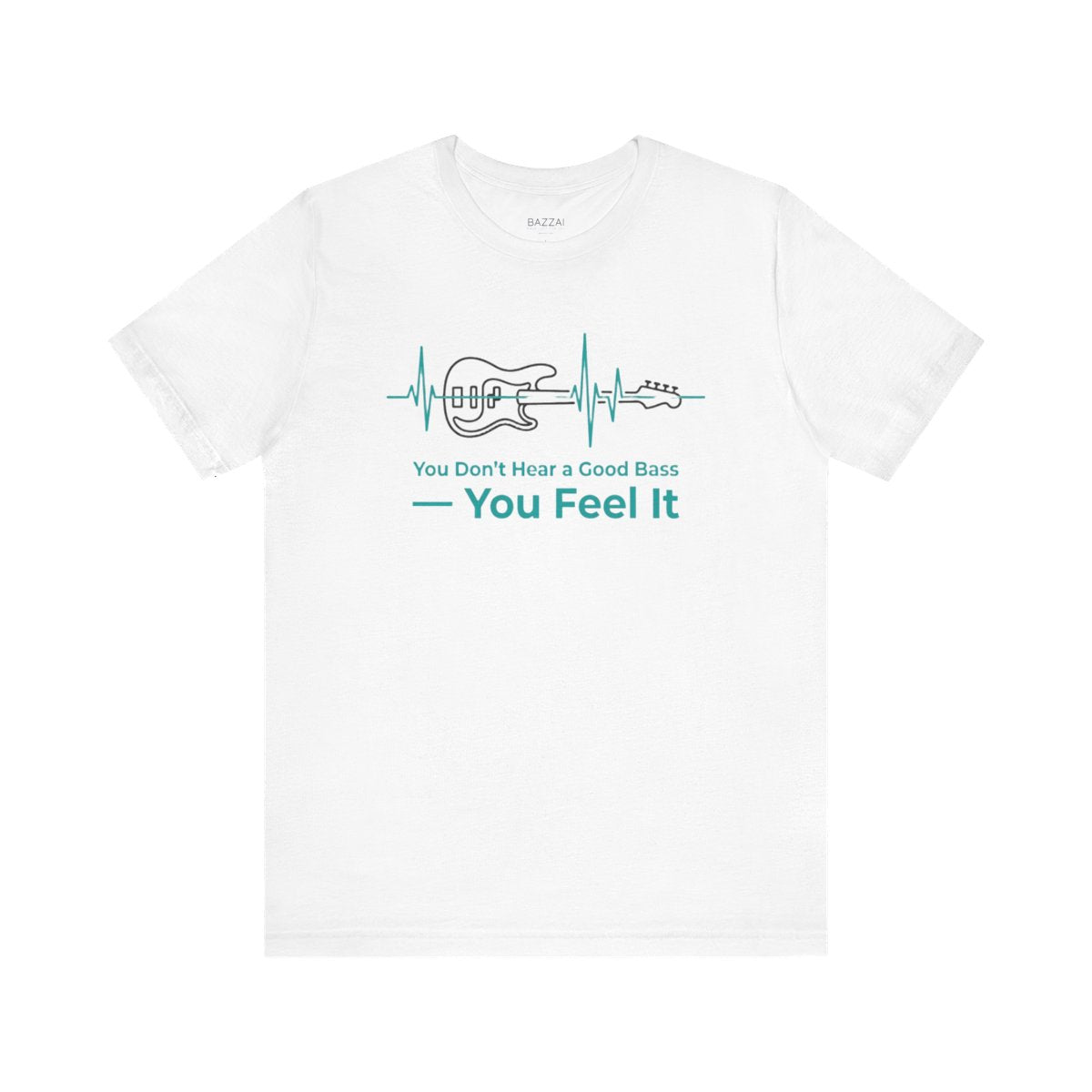 Bass Player T-Shirt — Nobody Notices Until You Stop — running t-shirt design