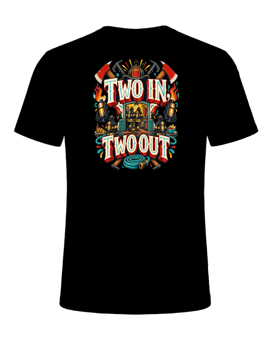 TWO IN, TWO OUT — Black