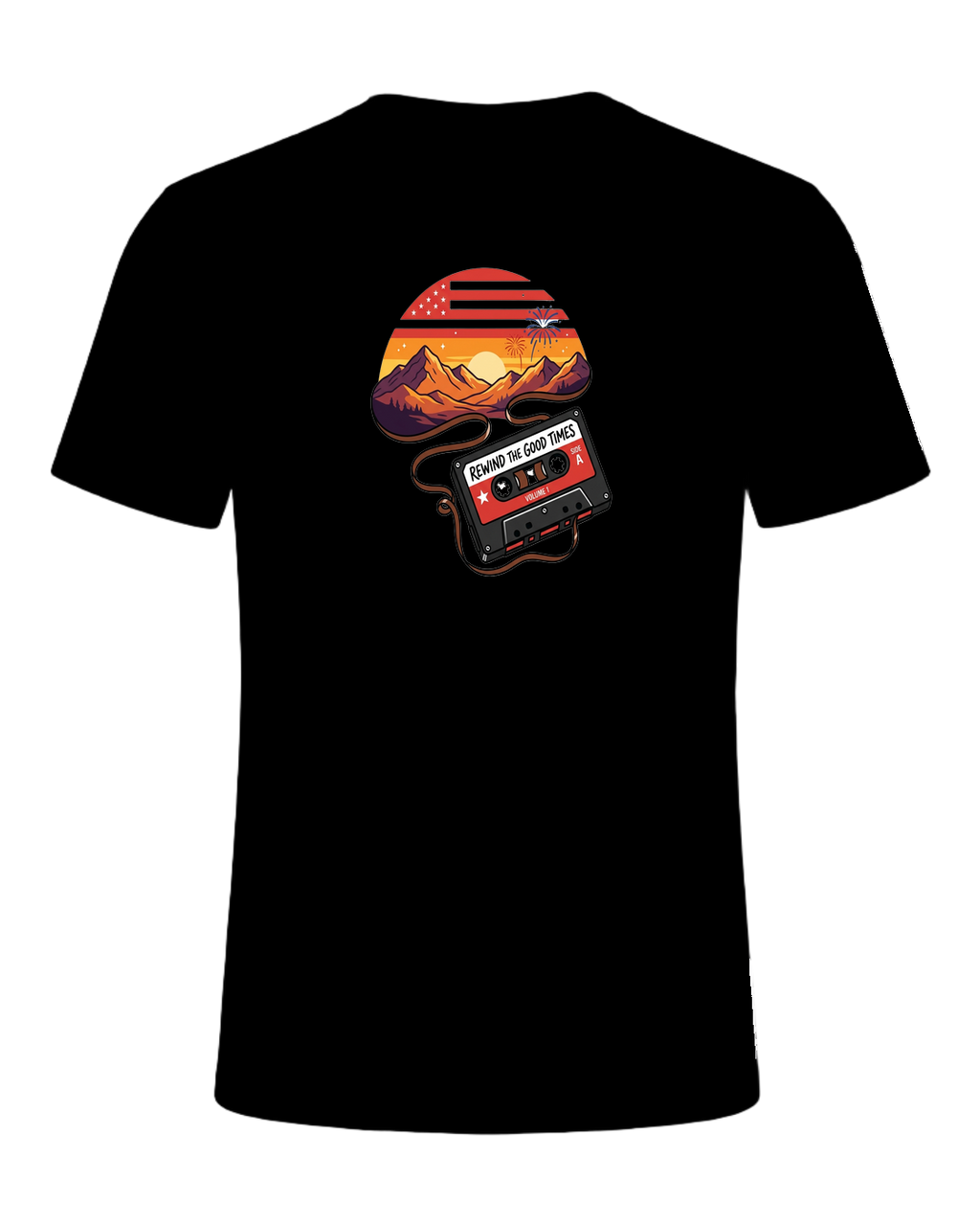 Cassette Tape Nostalgia — Black