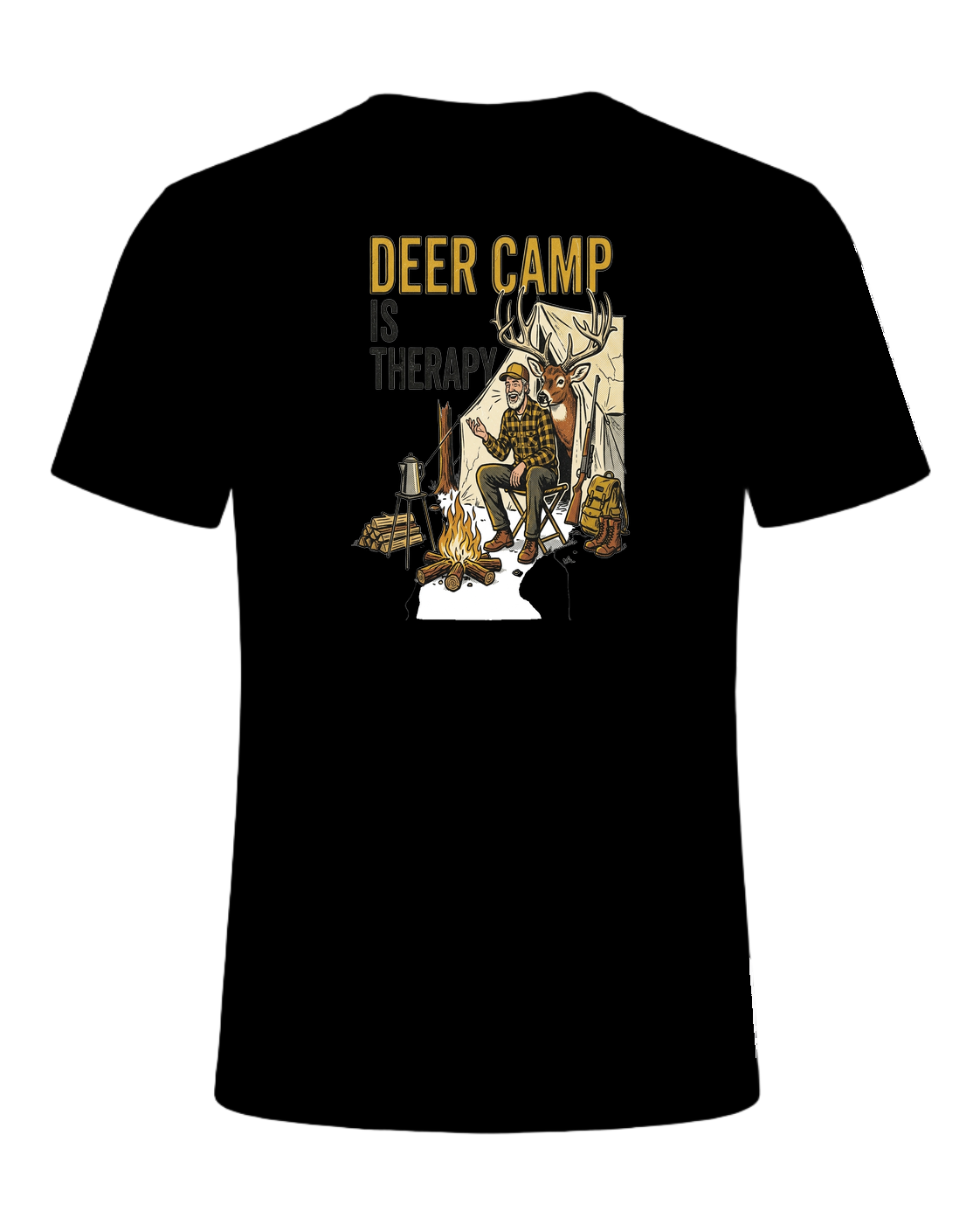 DEER CAMP IS THERAPY — Black