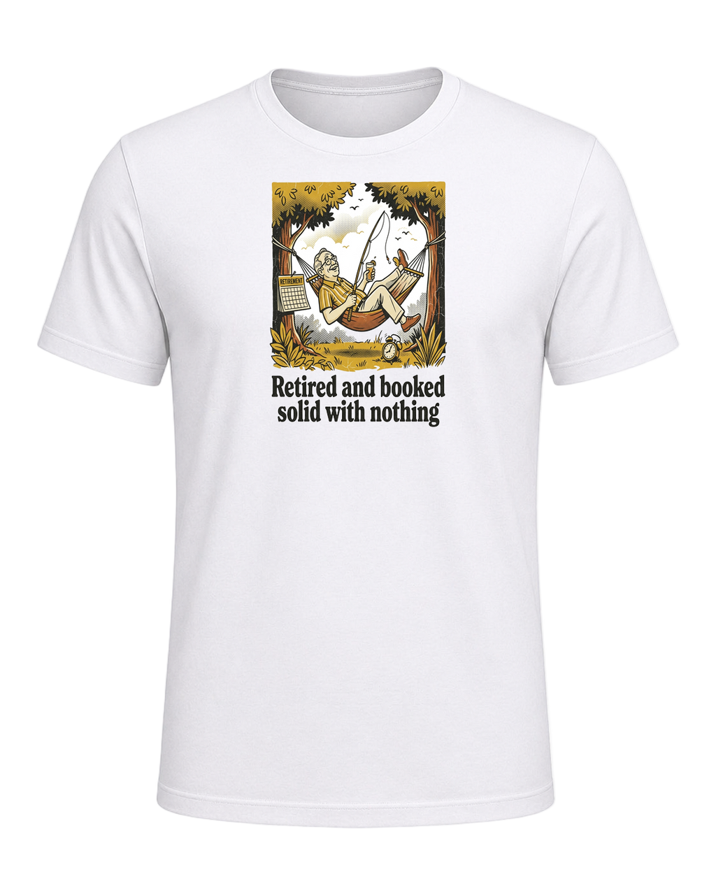 Retired and booked solid with nothing — White