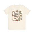 Plumber Humor T-Shirt — I Touch What You Won't — t-shirt design