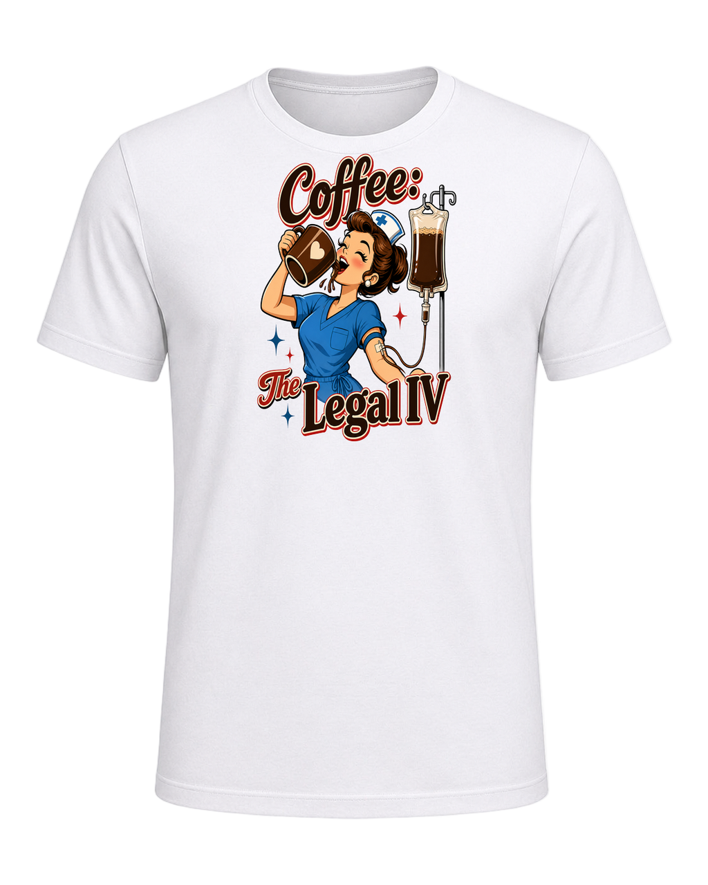 Nurse + Coffee — White