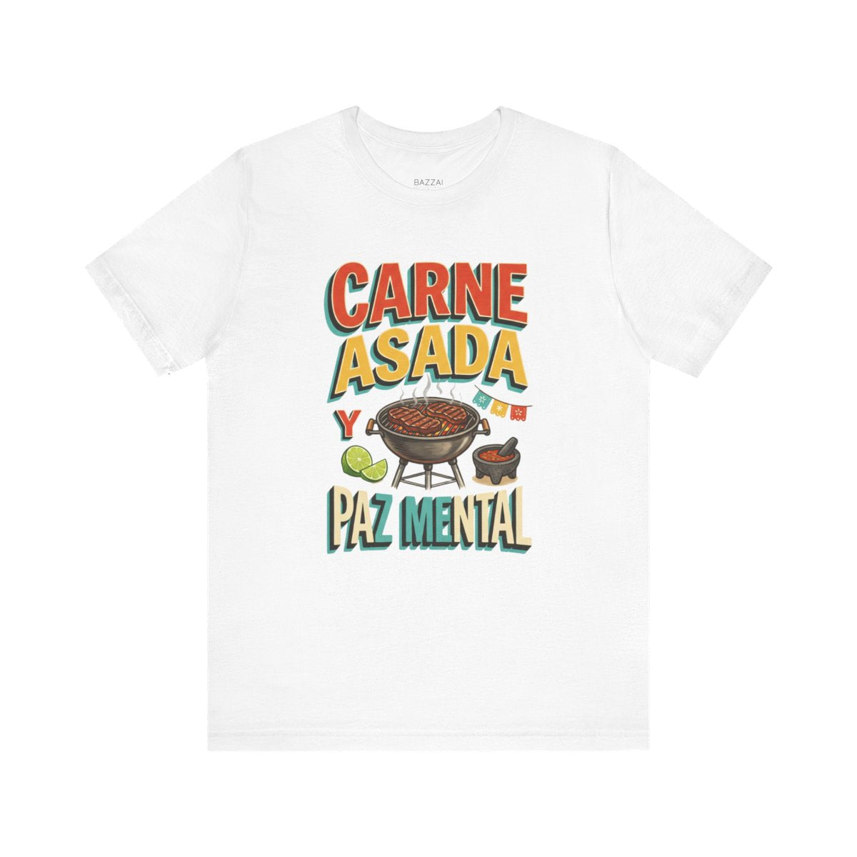Backyard Grilling T-Shirt — Carne Asada Y Paz Mental — t-shirt design