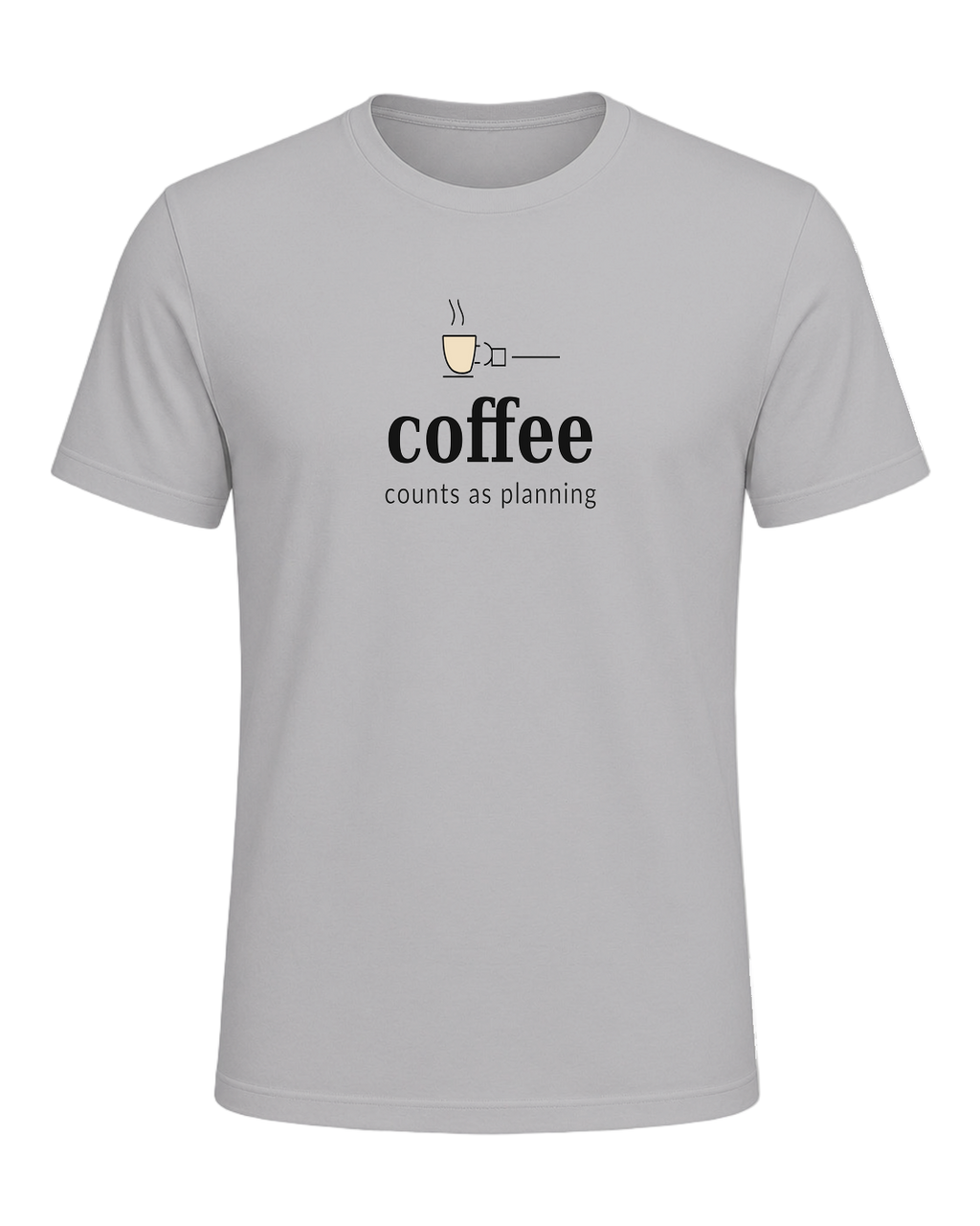 coffee counts as planning — Athletic Heather