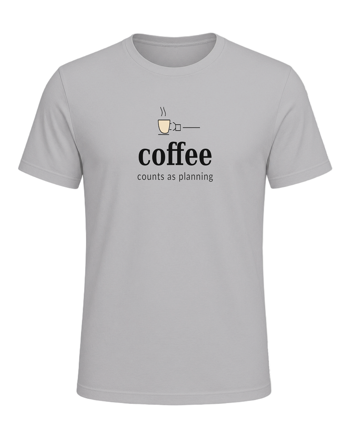 coffee counts as planning — Athletic Heather