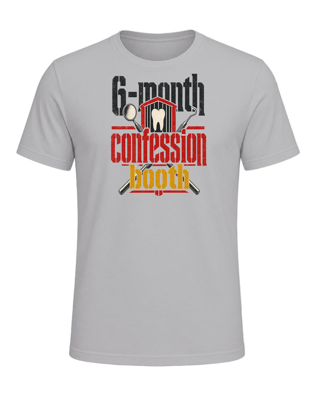 6-month confession booth — Athletic Heather
