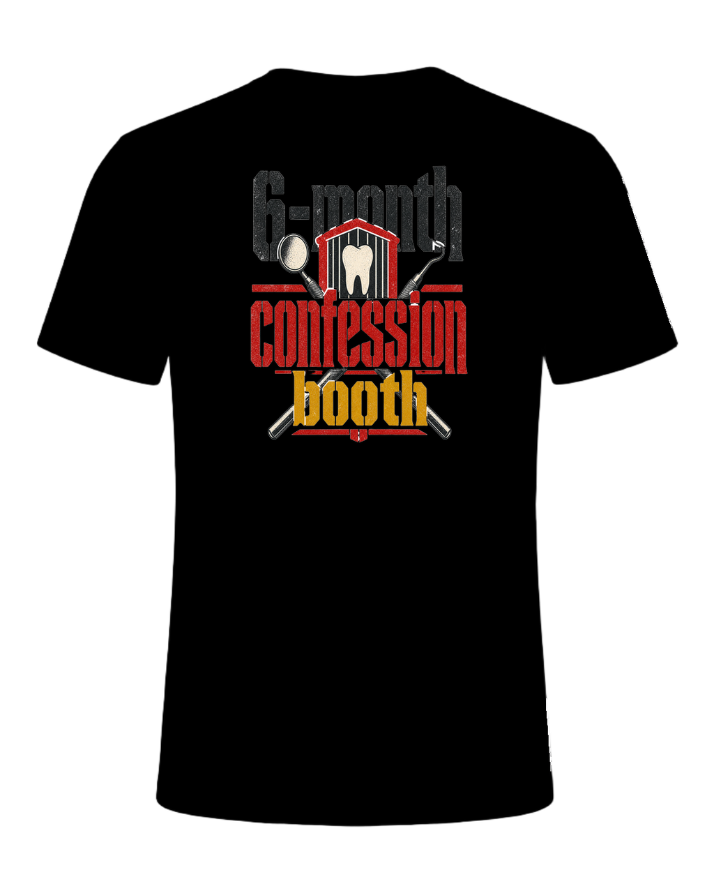 6-month confession booth — Black