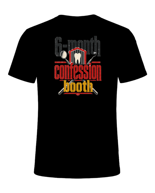 6-month confession booth — Black