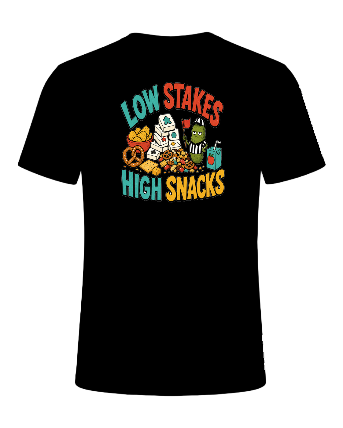 LOW STAKES HIGH SNACKS — Black