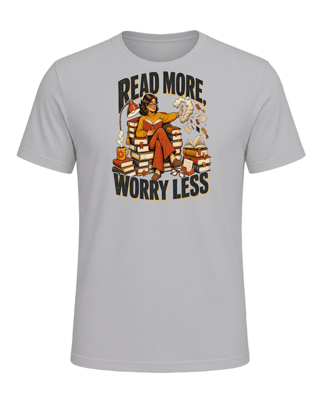 READ MORE, WORRY LESS — Athletic Heather
