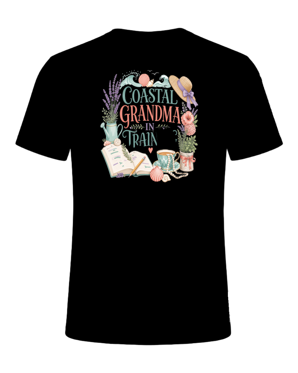 COASTAL GRANDMA IN TRAINING — Black