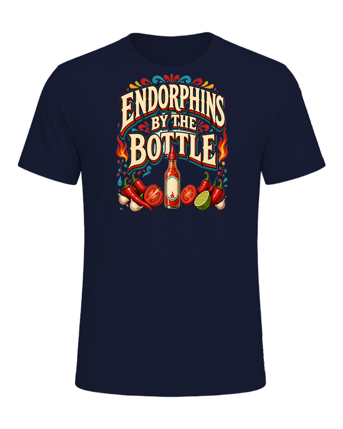 ENDORPHINS BY THE BOTTLE — Navy