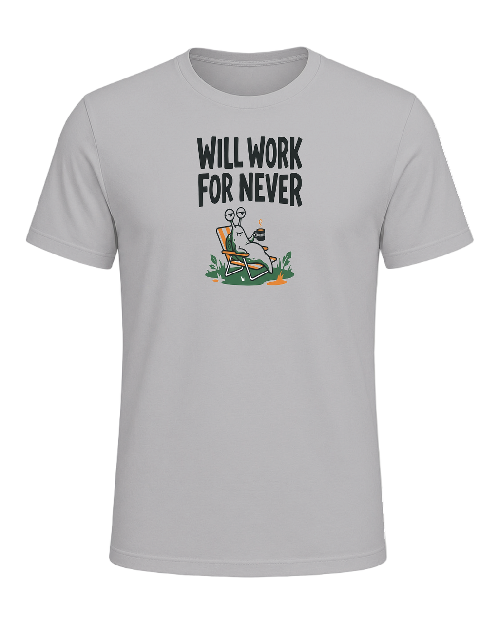 Will work for never — Athletic Heather