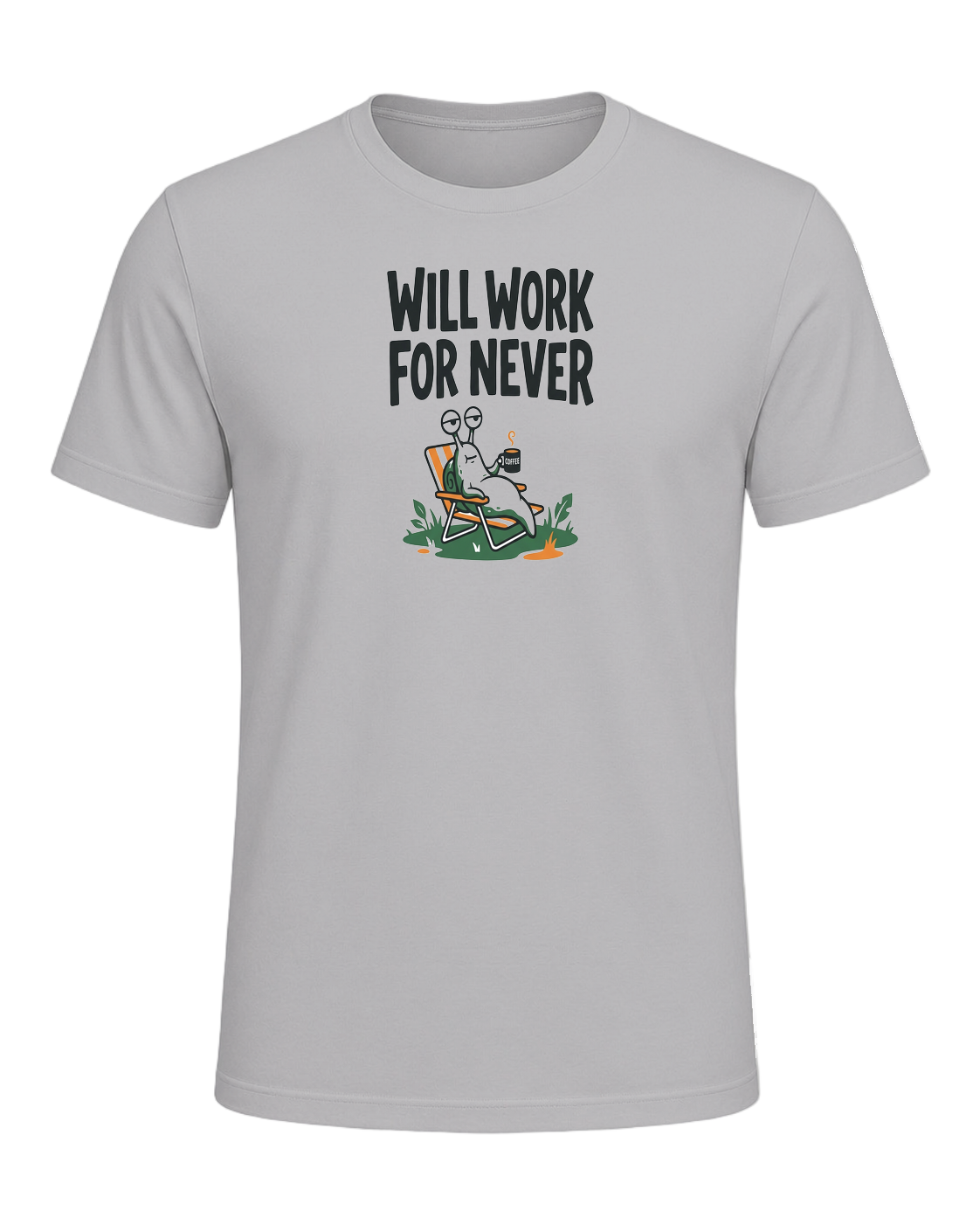 Will work for never — Athletic Heather