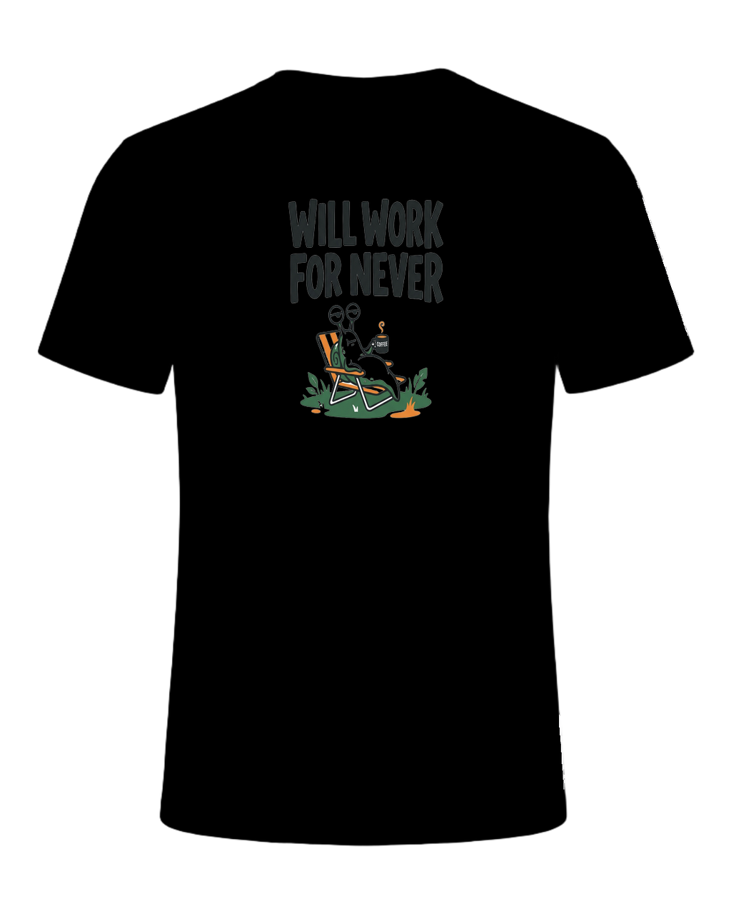 Will work for never — Black
