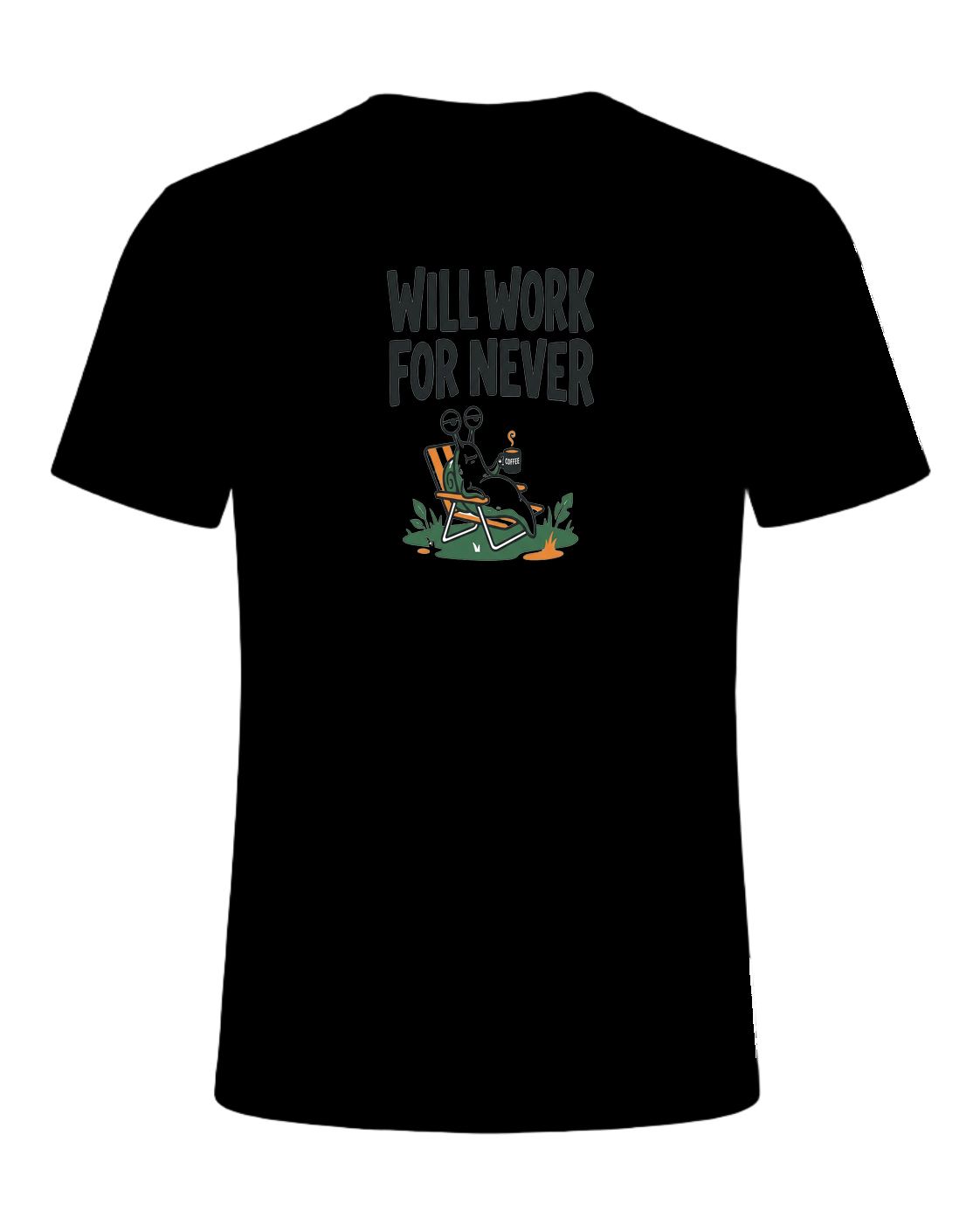 Will work for never — Black