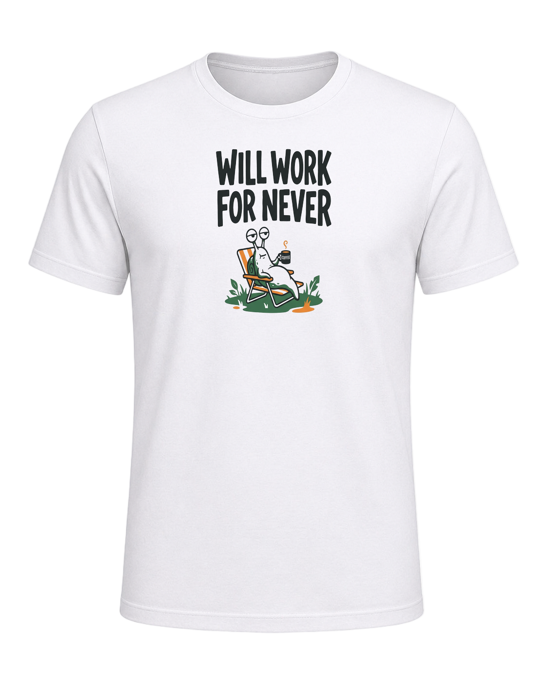 Will work for never — White