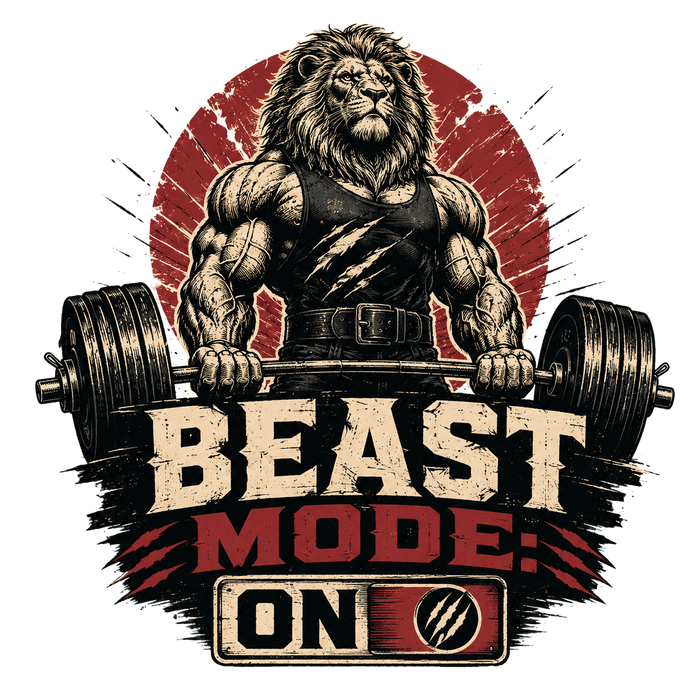 BEAST MODE: ON - Bold Graphic