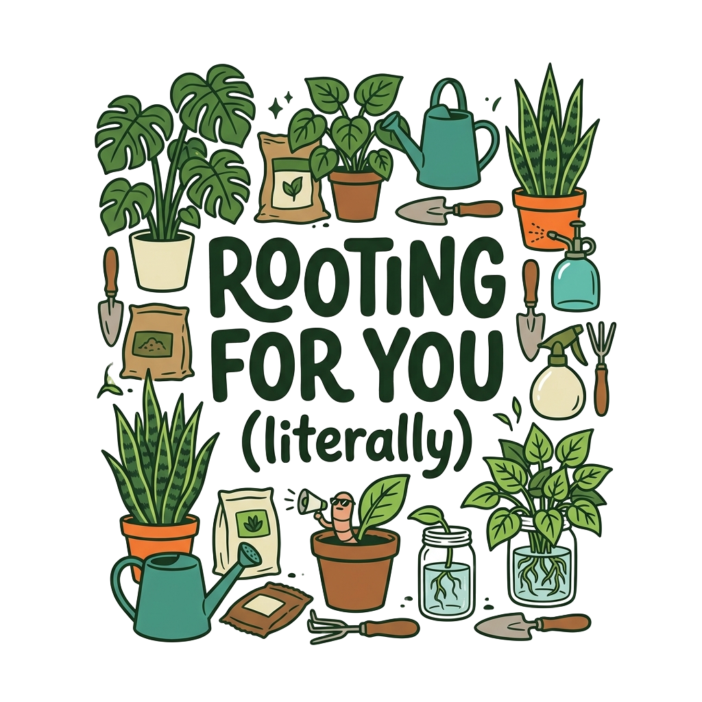 ROOTING FOR YOU (literally)