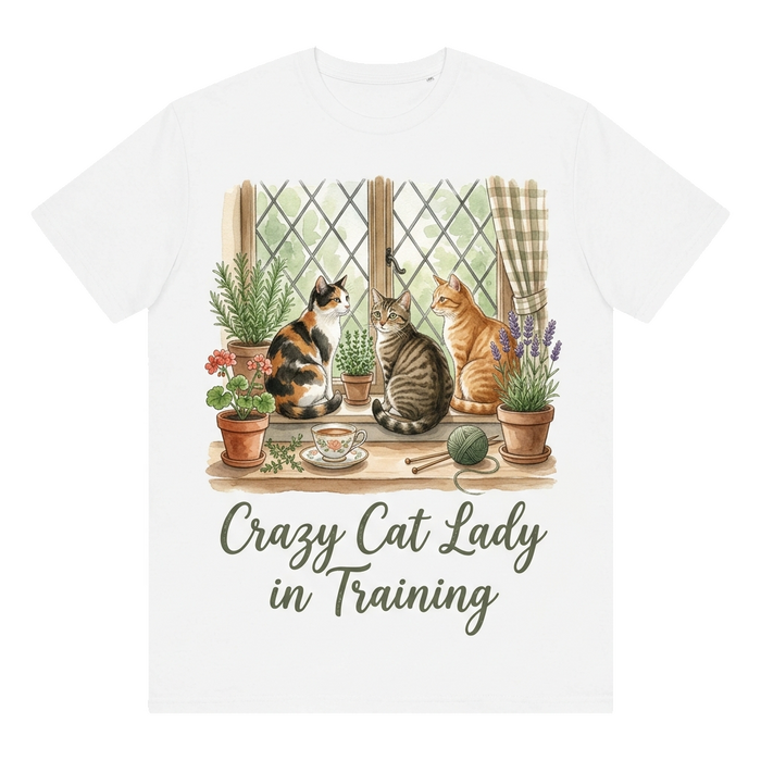 Crazy Cat Lady in Training - Windowsill Cats