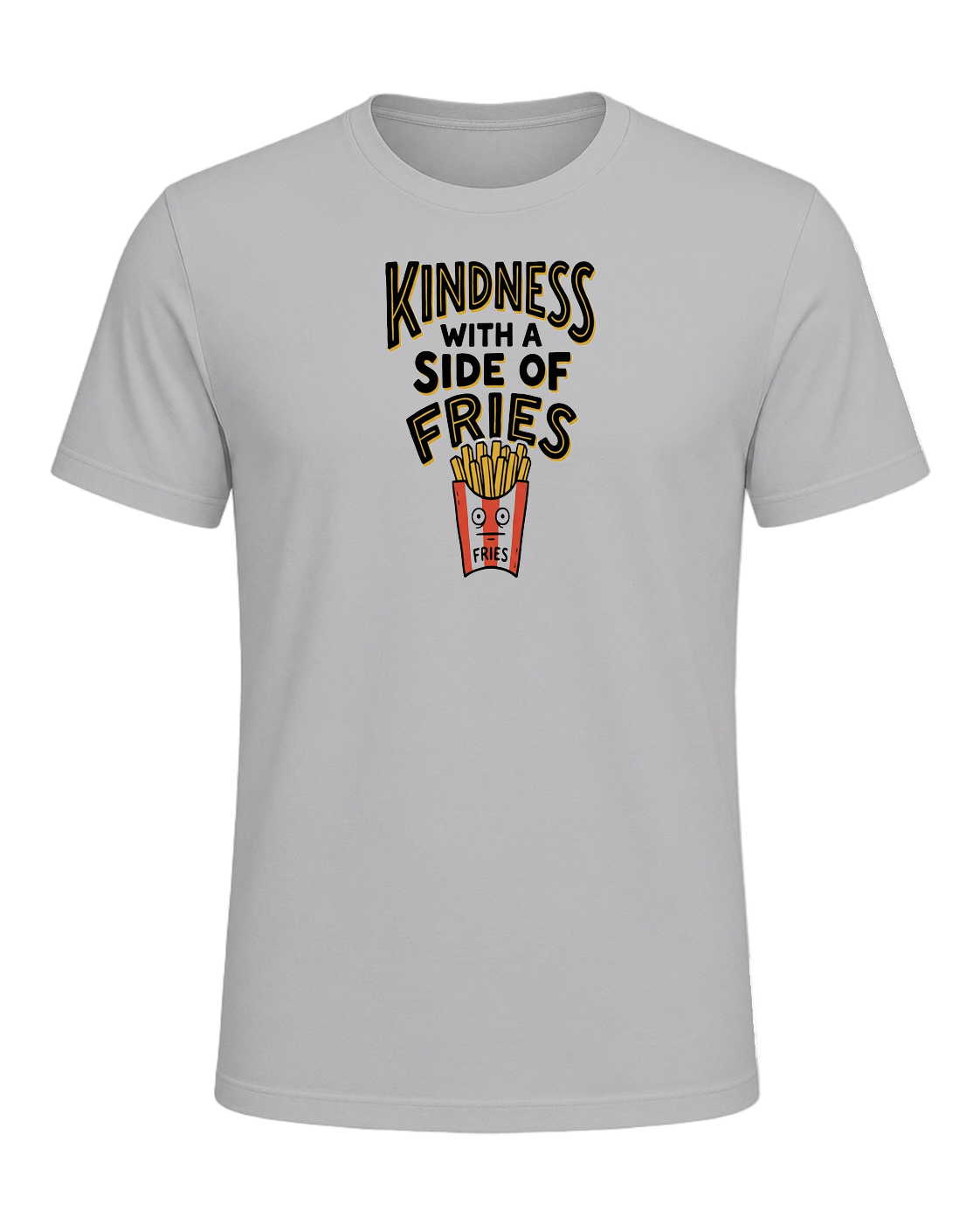 KINDNESS WITH A SIDE OF FRIES — Athletic Heather