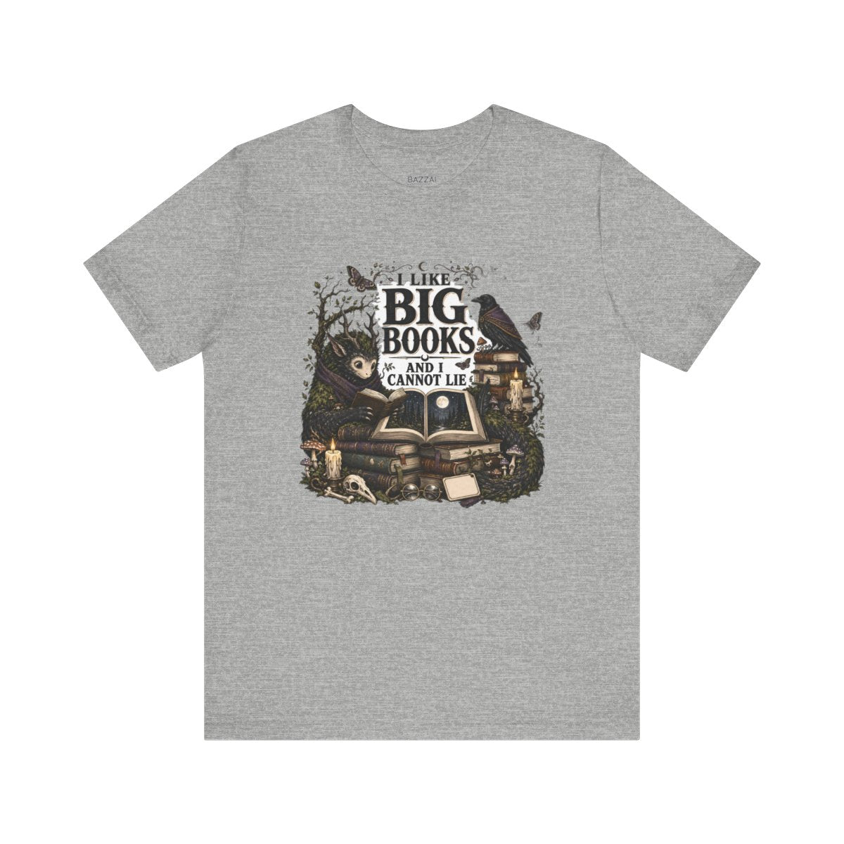 Funny Bookworm T-Shirt — I Like Big Books and I Cannot Lie — books t-shirt design