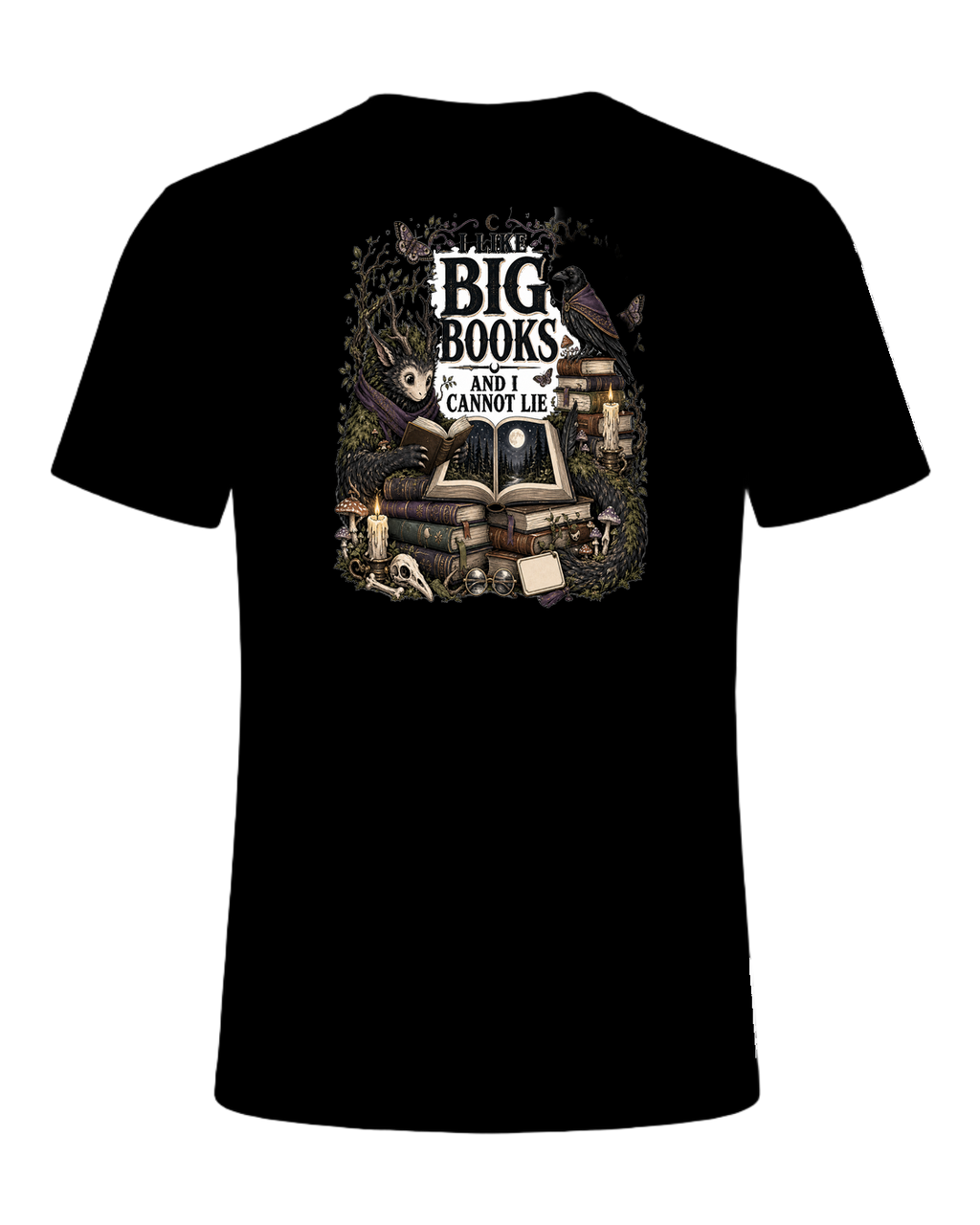 I LIKE BIG BOOKS AND I CANNOT LIE — Black