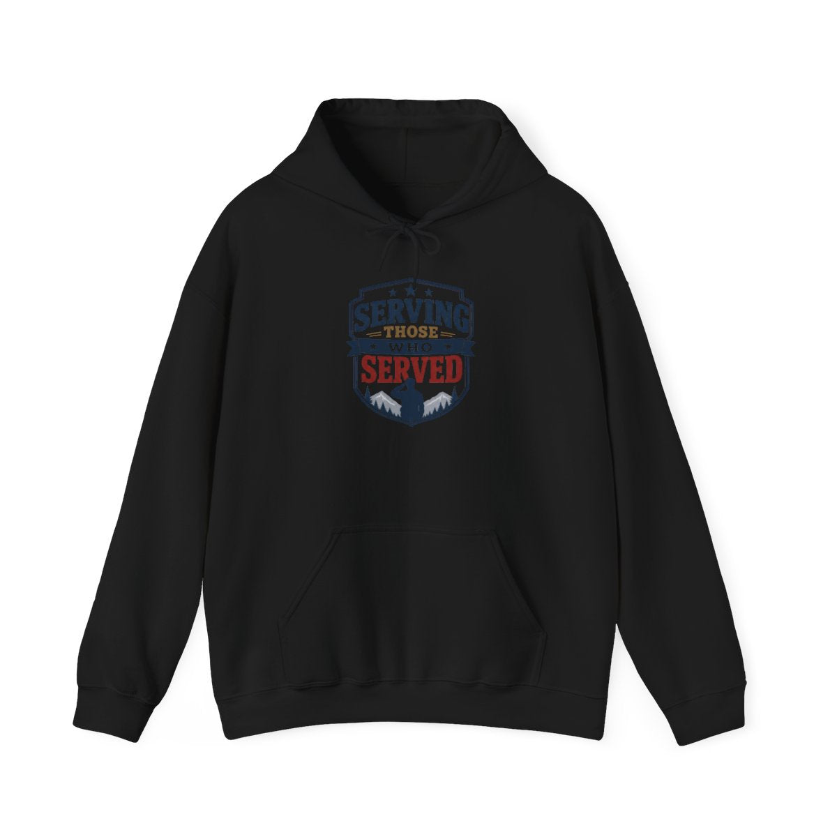 SERVING THOSE WHO SERVED Hoodie — Black