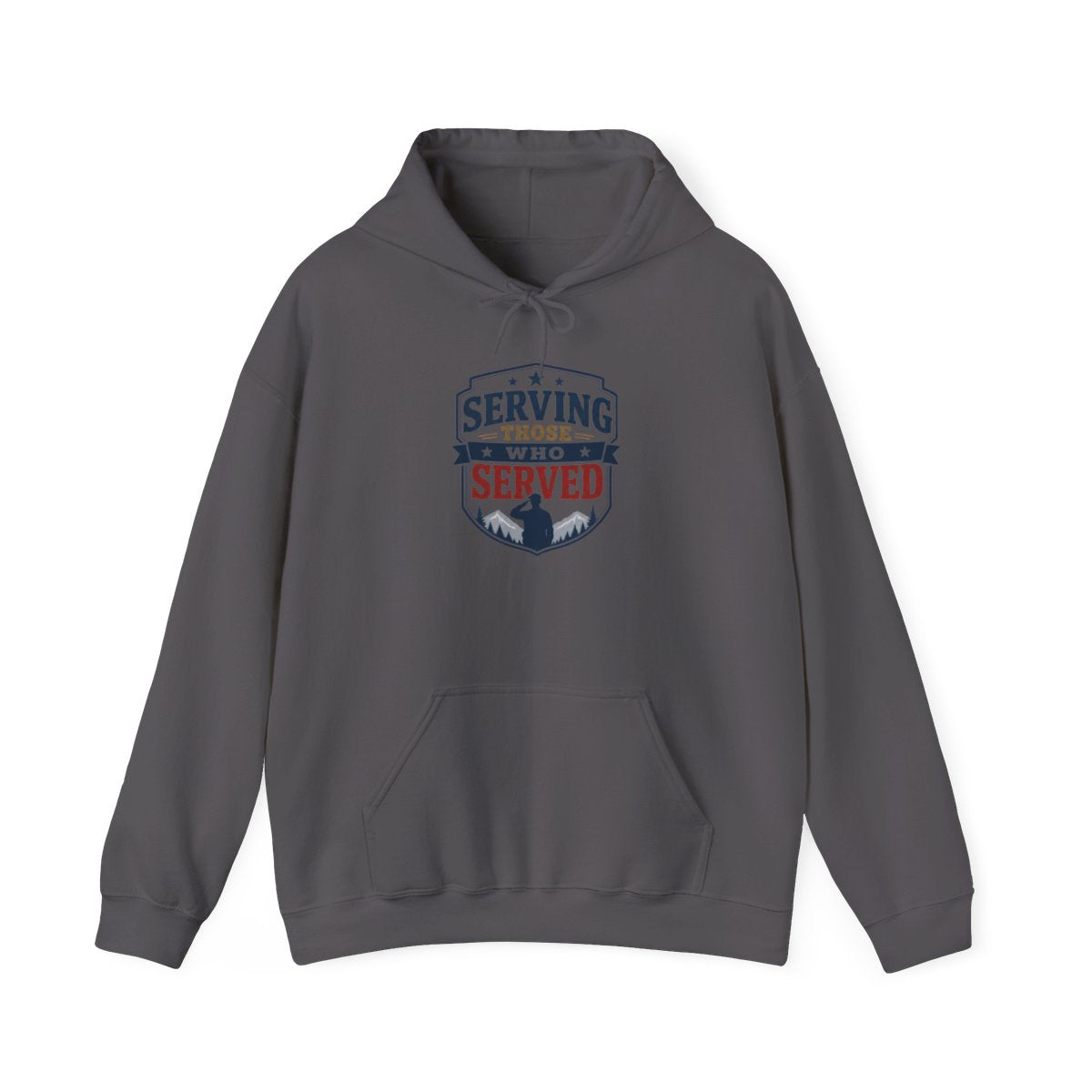 SERVING THOSE WHO SERVED Hoodie — Charcoal