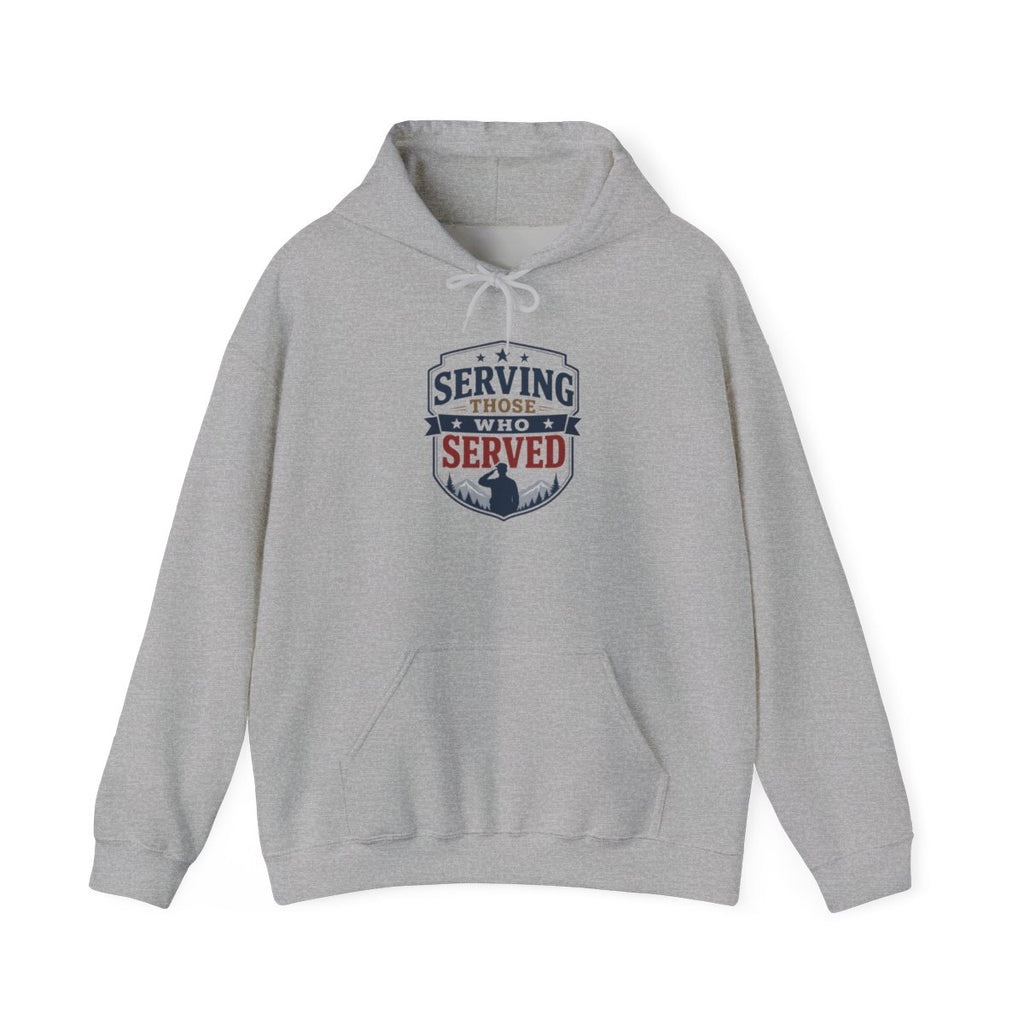 SERVING THOSE WHO SERVED Hoodie — Sport Grey