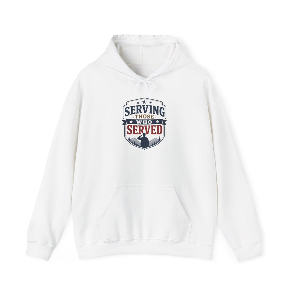 SERVING THOSE WHO SERVED Hoodie — White