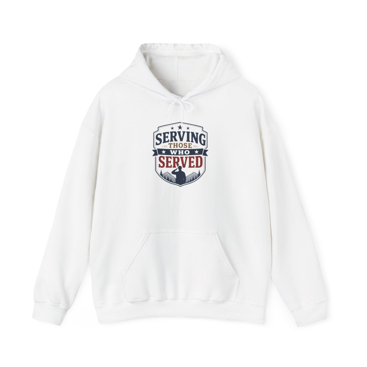 SERVING THOSE WHO SERVED Hoodie — White